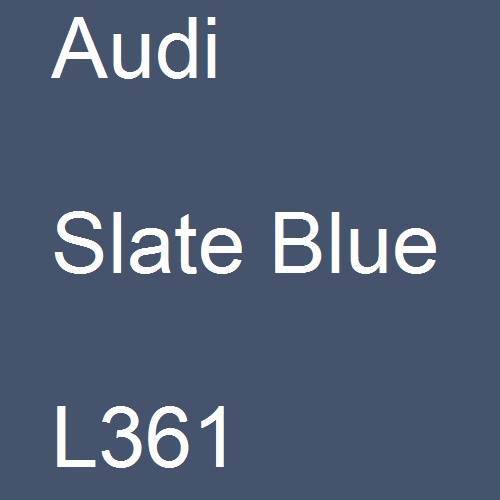 Audi, Slate Blue, L361.